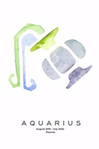 Aquarius August 2019-July 2020 Planner