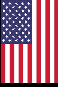 American Flag Notebook