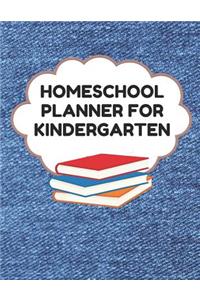 Homeschool Planner for Kindergarten