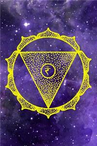 Manipura Solar Plexus Chakra Universe 6x9 100 College Ruled Lined Pages