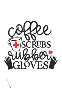 Coffee Scrubs Rubber Gloves