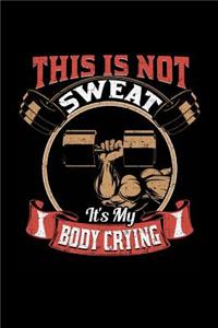 This Is Not Sweat It's My Body Crying