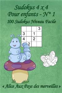 Sudokus 4 x 4 - Pour enfants - N°1