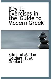 Key to Exercises in the 'Guide to Modern Greek'