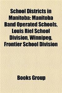 School Districts in Manitoba
