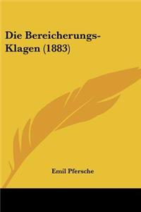 Bereicherungs-Klagen (1883)