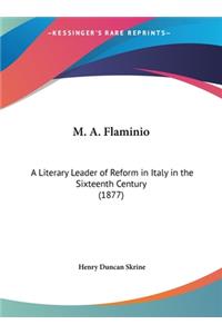 M. A. Flaminio