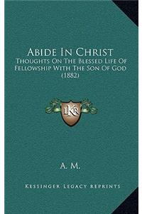 Abide in Christ