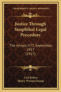 Justice Through Simplified Legal Procedure