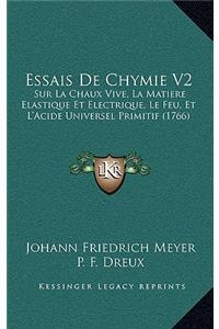 Essais De Chymie V2