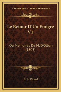 Le Retour D'Un Emigre V1