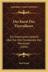 Der Kural Des Tiruvalluver
