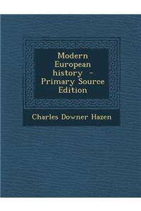 Modern European History