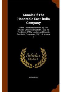 Annals Of The Honorable East-india Company