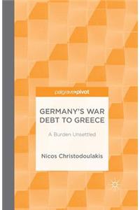 Germany's War Debt to Greece