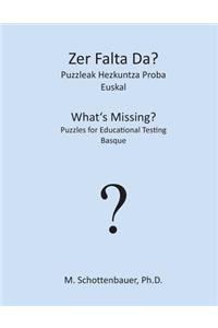 Zer Falta Da? Puzzleak Hezkuntza Proba