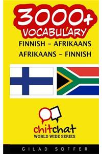 3000+ Finnish - Afrikaans Afrikaans - Finnish Vocabulary