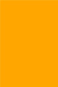 Journal Chrome Yellow Color Simple Plain Yellow