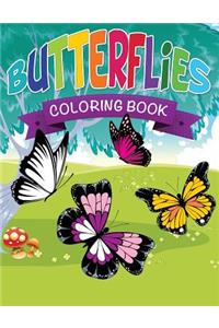 Butterflies Coloring Book