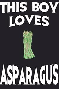 This Boy Loves ASPARAGUS Notebook