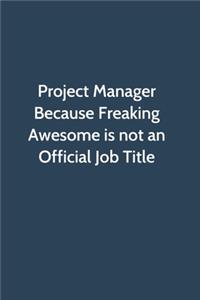 Project Manager Because Freaking Awesome is not an Official Job Title