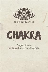 Chakra - Yoga Planer für Yoga Lehrer und Schüler
