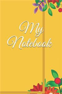 Notebook Journal Gift flower For diary Quotes