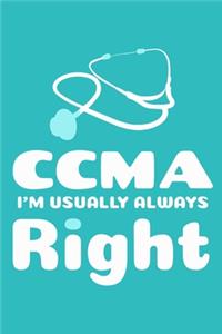 CCMA I'm Usually Always Right