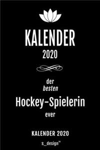 Kalender 2020 für Hockey-Spieler / Hockey-Spielerin