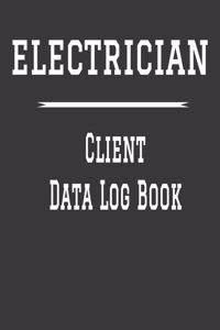Electrician Client Data Log Book