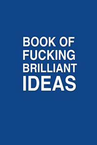 Book Of Fucking Brilliant Ideas Dot Grid Notebook Journal