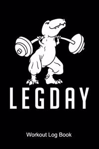 Leg Day Workout Log Book