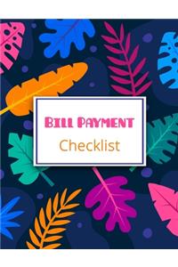 Bill Payment Checklist