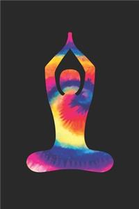 Tie Dye Yoga Notebook - Yogi Gift for Yoga Sadhaka - Yoga Journal - Yoga Diary