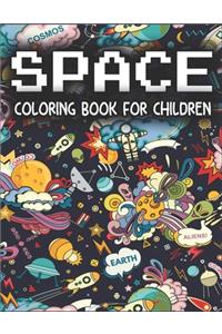 Space Coloring Book For Children