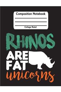 Rhinos Are Fat Unicorns