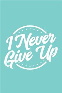 I Never Give Up