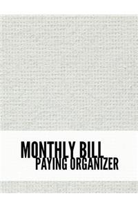 Monthly Bill Paying Organizer