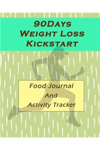 90-Days Weight Loss Kickstart (Food Journal and Activity Tracker)