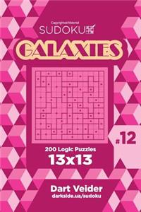 Sudoku Galaxies - 200 Logic Puzzles 13x13 (Volume 12)