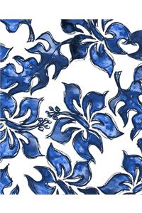 Blue Hibiscus Notebook