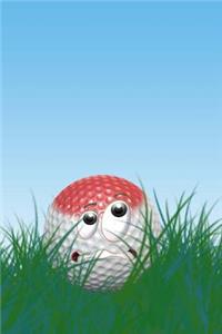 2019 Daily Planner Funny Golf Gift Idea Golfer Humor Scared Golf Ball 384 Pages