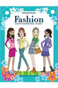 Colortimebooks Fashion & Beauty Coloring Book
