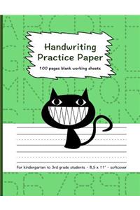 Handwriting Practice Paper
