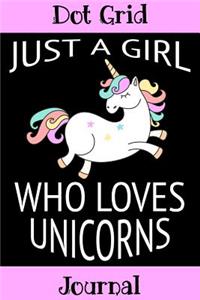 Unicorn Dot Grid Journal