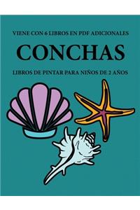 Libros de pintar para niños de 2 años (Conchas)