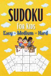 Sudoku For Kids Easy-Medium-Hard