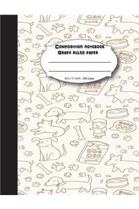 Composition notebook graph ruled paper 8.5x11