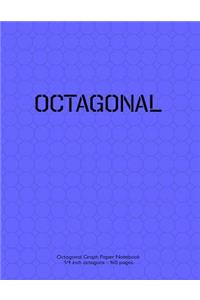 Octagonal Graph Paper Notebook 1/4 inch octagons 160 pages