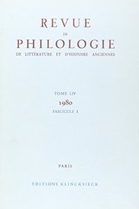 Revue de Philologie 1980/T54,1